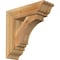 Ekena Millwork Imperial Traditional Rough Sawn Bracket w/ Offset Brace, Western Red Cedar, 6"W x 18"D x 18"H BKT0604X18X18IMP01RWR - alternate 1